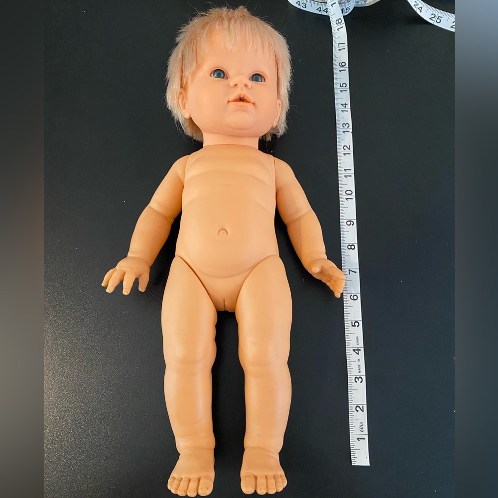 Vintage Berjusa -Anatomically Correct Girl- Toddler Doll